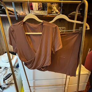 Chocolate Brown Two Piece Matching Set